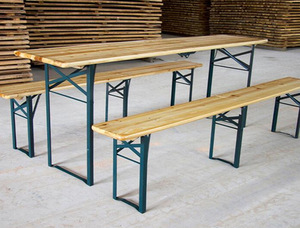 طاولة بيرة قابلة للطي مع مقعد طويل - Product Image 5