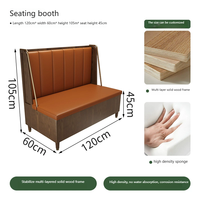 Meubles de restaurant à prix raisonnable, table et chaises en tissu, mobilier de restaurant pour fondue