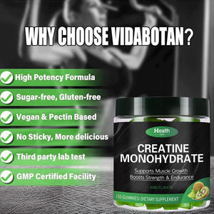 Gomitas de creatina sin azúcar OEM 5500mg Gomitas energéticas de creatina monohidrato para el crecimiento muscular Suplementos de fitness - Product Image 4