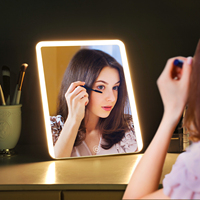 Miroir de maquillage grossissant 1X Led, nouveaux produits, miroir de Table grossissant, cosmétique