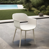 Chaises de salle à manger en plastique blanc moderne pour restaurant Vente en gros pas cher PP Chaise pour cuisine salon chambre salle de bain événement