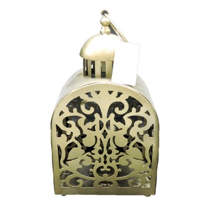 Farol de Metal de Hierro de Estilo Escandinavo Moderno para Interiores/Exteriores, Portavelas Único para Decoración con Luz, para Suministro al por Mayor - Product Image 5