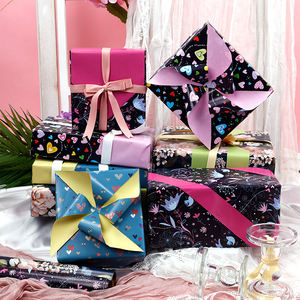 Nuevo papel de regalo de San Valentín 43*300 cm Embalaje de papel de regalo de impresión de doble cara - Product Image 6