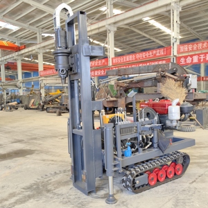 เครื่องตอกเสาเข็มพลังงานแสงอาทิตย์แบบโรตารี่ ยี่ห้อ BIBO รุ่น Screw Ground Installation Machine พร้อมระบบขับเคลื่อนแบบตีนตะขาบ - Product Image 6