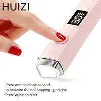 Lámpara UV LED Huizi MINI de 1.5W para Secar Uñas, Portátil con Cable USB, para Gel Semicurado y Adhesivos de Uñas