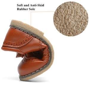 Mocasines Infantiles Unisex de Piel Sintética con Diseño Nuevo, Sin Cordones, para Invierno, Escuela, Vestir, Suela de Goma Suave, para Fiestas al Aire Libre, Bodas y Actividades Infantiles - Product Image 5