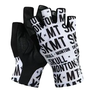 Gants de cyclisme rembourrés demi-doigt gants d'équitation de vélo de route sans doigts pour hommes fabricant de Sport d'été Kits vtt