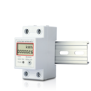 Mini kỹ thuật số duy nhất giai đoạn hoạt động hệ số công suất năng lượng mét 10(60) kWh Kilo Watt giờ 220V 50Hz RS485 modbus-rtu - Product Image 1