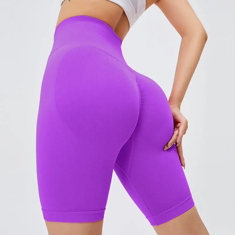 Pantalones cortos de Yoga de verano Scrunch Butt Lifting Workout Leggings cortos sin costuras Squat Proof Gym Running Bottoms Fitness Tights