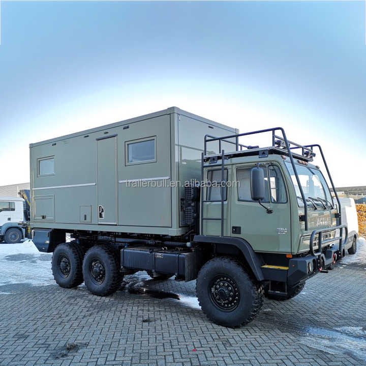 Customizable 18ft Square DIY Truck Camper Shell for Overland & RV Travel