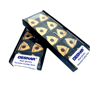 Outils de tournage externes en métal DESKAR, plaquettes en <span class=keywords><strong>carbure</strong></span>, WNMG080408L-S plaquettes de tour CNC LF9011 - Product Image 1