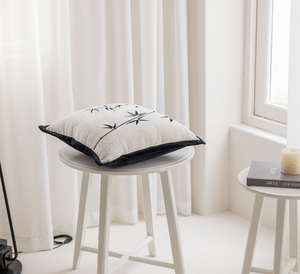 Stile cinese scritta luce Chenier Bay Window testiera cuscino fodera per uso domestico soggiorno divano modello - Product Image 2