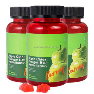 60 Gomitas con Polifenoles Cítricos, Probióticos, L-Carnitina, Apoyo Energético, Digestión, <span class=keywords><strong>Vinagre</strong></span> <span class=keywords><strong>de</strong></span> Sidra <span class=keywords><strong>de</strong></span> <span class=keywords><strong>Manzana</strong></span>, Multivitaminas B12 - Product Image 1