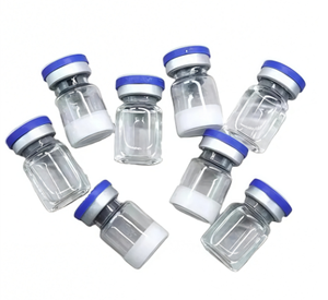 Flacon carré en verre de 10 ml avec bouchon en caoutchouc pour poudre d'acide hyaluronique lyophilisée, emballage cosmétique - Product Image 4