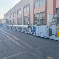Machine à grande vitesse d'extrusion de plastique de tuyau de HDPE de double couche/tuyau du HDPE PPR de matériel recyclé faisant la ligne