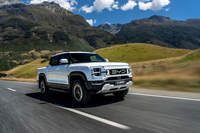 Пикап BYD Shark 6 PHEV AWD, мощный грузовик на новой энергии, с большим грузовым отсеком, внедорожными возможностями, многофункциональный рабочий автомобиль