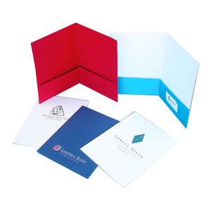 9X12 In Bìa Các Tông Bóng Giấy Trình Bày/Tài Liệu Thư Mục Với Hai Túi - Product Image 6