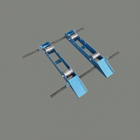 Support de bobine de câble réglable pour le levage de grandes bobines dans les travaux électriques