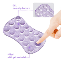 Tapis de souris en gel de silicone transparent avec repose-poignet antidérapant pour le jeu, le bureau et la maison – En stock