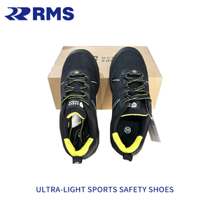 Chaussures <span class=keywords><strong>de</strong></span> sécurité <span class=keywords><strong>ultra</strong></span>-légères et respirantes en cuir, antidérapantes, pour le bâtiment, avec protection contre les chocs et les perforations - Product Image 2