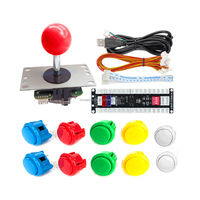 Kit de Bricolaje para Mando Arcade Estilo SANWA, 8 Direcciones, Retardo Cero, Raspberry Pi PICO 2040, para PC, PS3, XBOX360, Hitbox