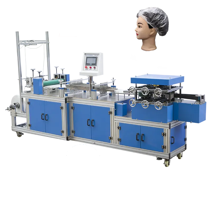 Disposable Bouffant Clip Cap/haar Cover Making Machine Shops Restaurant Spare Parts Provided Retail New Product 2020 Printing