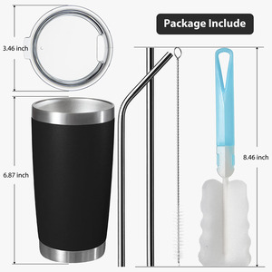 <span class=keywords><strong>Mug</strong></span> isotherme à double paroi anti-fuite pour les voyages, le bureau, l'école, les fêtes, le camping - Product Image 1
