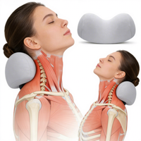 Oreiller ergonomique en mousse à mémoire de forme en soie de lait, anti-acariens, anti-statique, lavable, de forme géométrique pour la maison, le lit et le sommeil