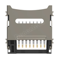 Denentech nouveau produit Micro SD H1.28 5A courant nominal connecteur de carte micro sim sd en stock