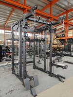 Station multifonctionnelle : Machine de musculation, Smith Machine avec croisement de câbles, Power Rack – Équipement de gym à domicile