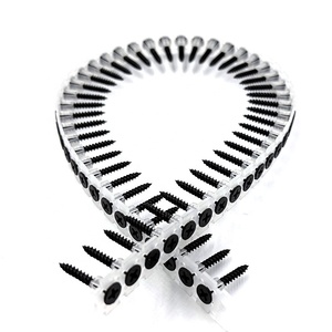 Tornillo para paneles de yeso en tira de plástico, fosfatado negro, para placa de yeso 3.5x25 - Product Image 1