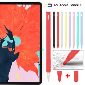 Étui de protection souple en silicone uni pour <span class=keywords><strong>Apple</strong></span> <span class=keywords><strong>Pencil</strong></span> 2e génération, anti-rayures, pour iPad <span class=keywords><strong>Pencil</strong></span> 2e génération - Product Image 5
