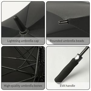 Custom Logo Coloured Cheap <b>Large</b> Golf <b>Umbrella</b> Wholesale Whole Print with Plastic Handle for Outdoor - Product Image 5