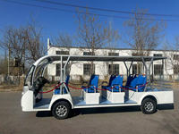 Bus touristique électrique Renqi 11 places avec porte-bagages pour hôtel, parc, station balnéaire, Shandong