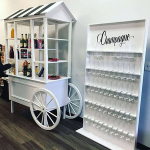 ฉากหลังงานแต่งงานรูปโค้งทันสมัยพร้อมกล่องดอกไม้ ตกแต่งด้วย <span class=keywords><strong>Prosecco</strong></span> สำหรับงานเลี้ยงฉลองสมรสและงานแต่งงาน - Product Image 5