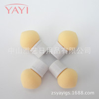 Vente en gros d'éponge de maquillage en coton à double tête sans latex pour ongles, nouveau stylo de pointage éponge de tête de remplacement d'origine