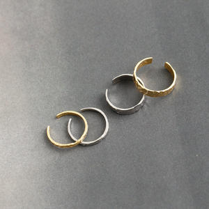 2 מ "מ/4.2 מ" מ/מ "מ בגד יומי טבעת מצופה זהב 925 סטרלינג כסף פתוח טבעות לא סדירות לגברים גברים - Product Image 6