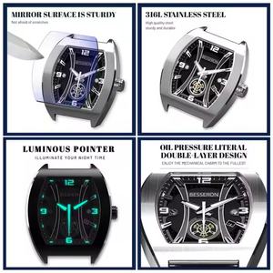 Relojes Besseron Originales de Primera Calidad para Hombre, Reloj de Lujo Multifunción, Reloj Automático de Acero Inoxidable, Relojes Deportivos y de Negocios para Hombre - Product Image 4