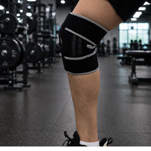 <span class=keywords><strong>Rodillera</strong></span> Ajustable con Soporte de Resorte y Estabilizadores <span class=keywords><strong>Laterales</strong></span> Dobles <span class=keywords><strong>para</strong></span> Correr, Baloncesto, Deportes, Alivio del Dolor Articular - Product Image 6
