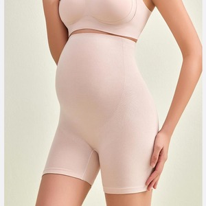 YIYI High Waist Stretch Maternity Safety <strong>Shorts</strong> Summer Plus Size Anti-exposure Belly Support Thin Breathable Yoga Fitness <strong>Shorts</strong> - Product Image 6