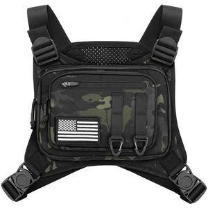 Sac de poitrine tactique personnalisé pour homme, imperméable, avec logo personnalisé, tendance, sac de poitrine tactique fonctionnel - Product Image 2