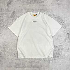 T-Shirt DTG da Uomo Taglie Forti, Bianche, in Cotone Organico 100%, Pesanti, Taglio Oversize Boxy, 240 GSM - Product Image 1