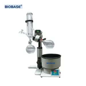 BIOBASE旋转蒸发器实验室蒸馏精油提取真空旋转蒸发器，带真空泵和冷却器