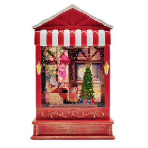 โคมไฟคริสต์มาสทรงลูกโลกหิมะหมุนได้ พร้อมไฟ LED รูปซานต้าในโรงงาน  มี<span class=keywords><strong>เพลง</strong></span> 8 <span class=keywords><strong>เพลง</strong></span> - Product Image 2