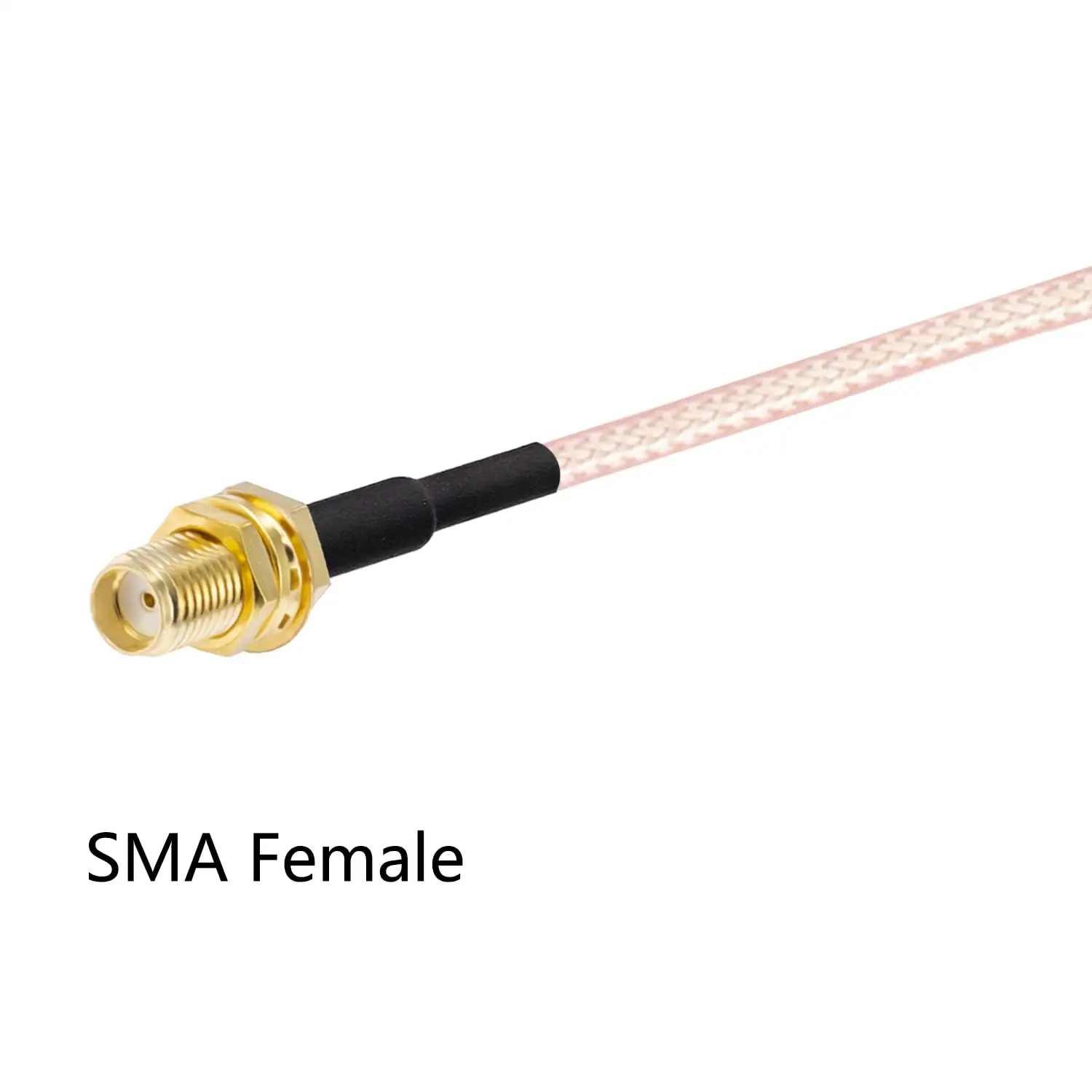 SMA Splitter Cable SMA Female To SMA Dual Male Connector Coaxial Cable 3 Way Splitter V Type RG316 15CM