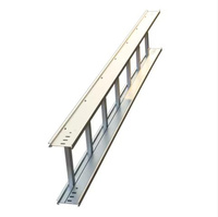Système de gestion des câbles de type échelle pour la construction industrielle, en aluminium, acier inoxydable, finition galvanisée, capacité de 16 pièces