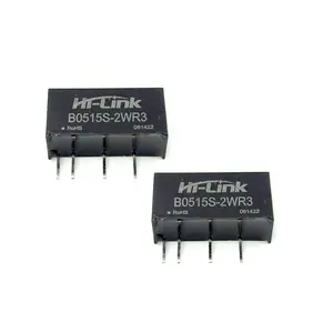 Hi-Link Consumer Electronics New B0515S-2WR3 DC DC Converter 5v To 15v 2w 90% Efficiency Isolated Small Size Power Module