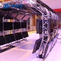 Cabine de concert d'occasion 400*400mm Cabine de DJ à vis en alliage d'aluminium avec certificat TUV