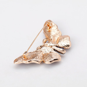<span class=keywords><strong>Broche</strong></span> de Alta Calidad, Accesorios de Moda, Estilo Real, <span class=keywords><strong>Broche</strong></span> Doble con Gema de Mariposa - Product Image 5