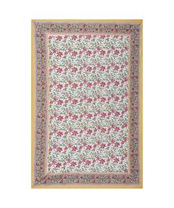 Mantel de comedor Rectangular de algodón indio, cubierta de mesa de diseño Floral impreso con bloque de mano para fiestas en casa, bodas - Product Image 4